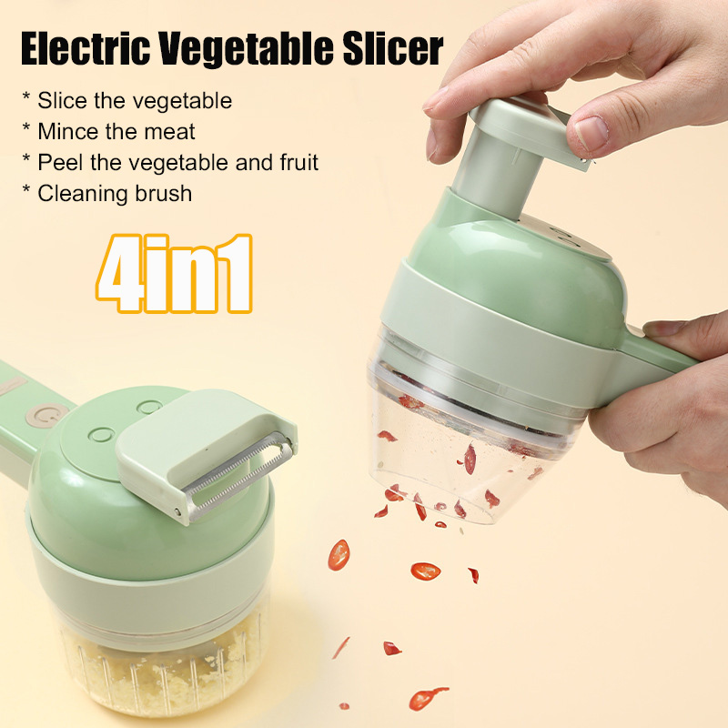 Meat Grinder Attachment - 4in1 Elektrikli Sebze Kesici Ev El