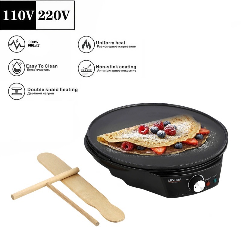 Electric Griddle Pancake - 110V Elektrikli Krep Tavası, Krep Pişirme