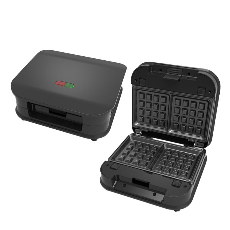 Waffle Iron Belgian - Kompakt 2 Kareli Belçika Elektrikli Waffle
