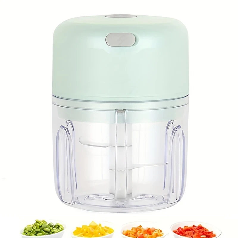 Meat Grinder Attachment - 2027 250ml Mini Şarj Edilebilir Sarımsak