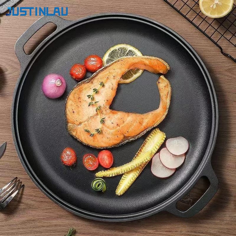 Electric Griddle Pancake - JUSTINLAU Çift Kulaklı kızartma tavası Dökme