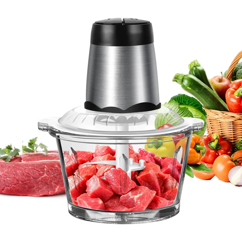 Meat Grinder Attachment - 2L Elektrikli Kıyma Makinesi Gıda Parçalayıcı