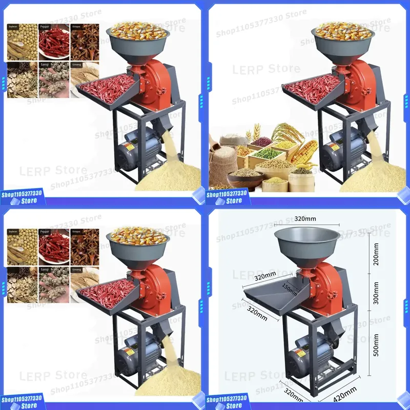 Kitchen Appliances Direct - Elektrikli Tahıl Değirmeni Ev Tipi Çekiçli
