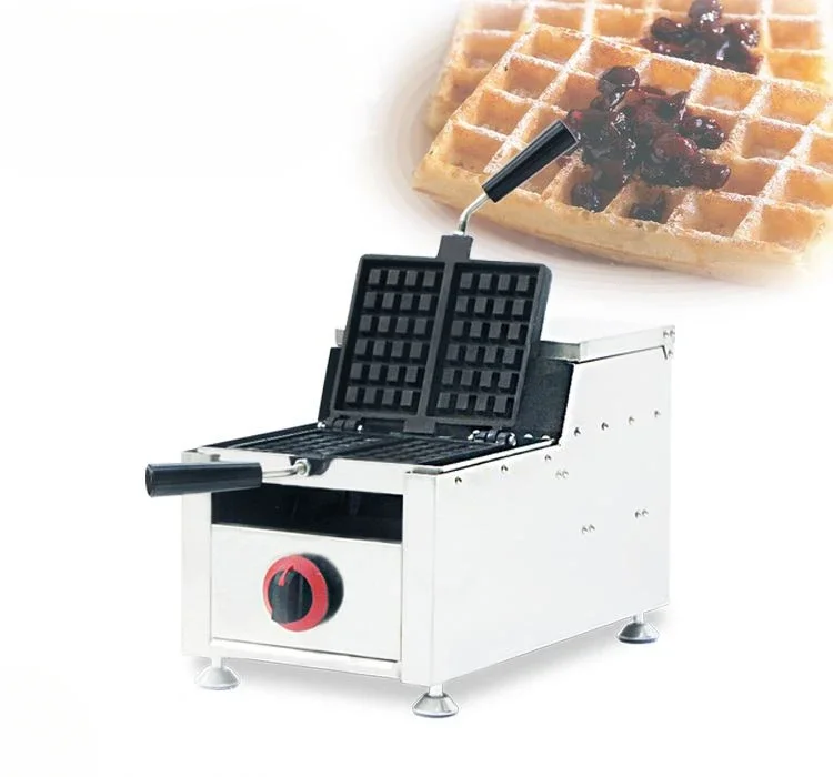 Waffle Iron Belgian - 'gaz belçika waffle makinesi gazlı waffle