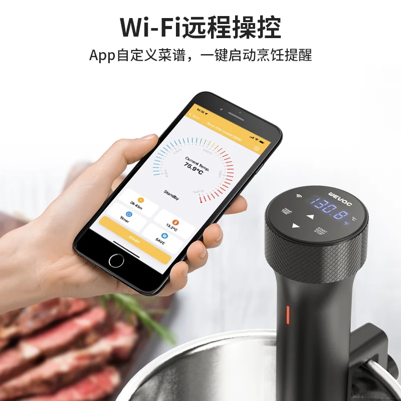 Sous Vide Immersion - 110V/220V WEVAC Sous Vide Hassas Ocak