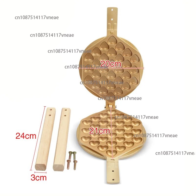 Ticari Kalp Şeklinde Belçika W - Waffle Iron Belgian incelemesi ve fiyatı