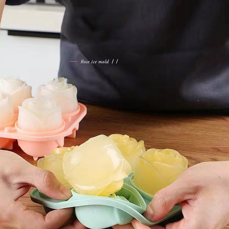 3D Gül Buz Kalıpları 4 Delik B - Kitchen Appliances Store incelemesi ve fiyatı