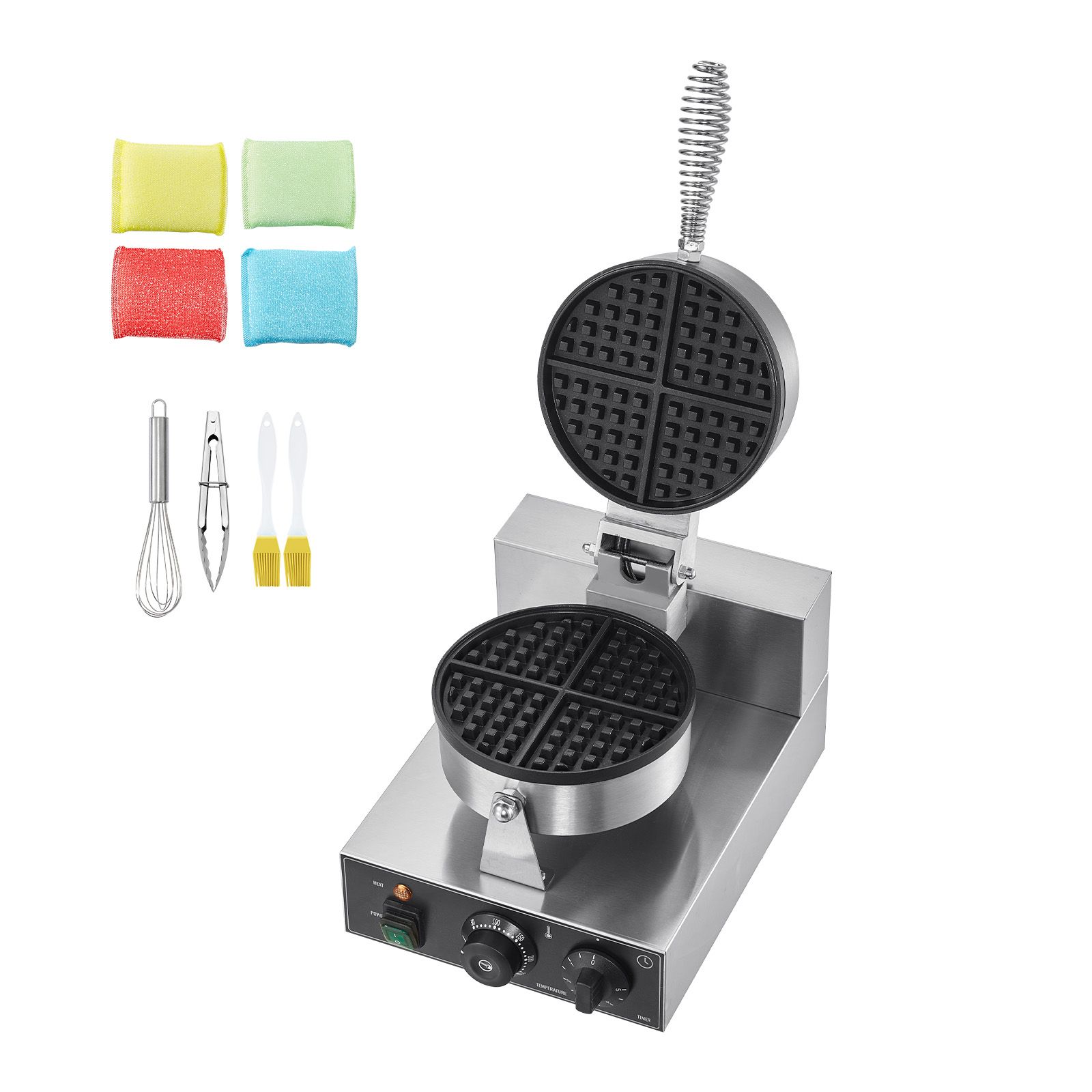 Ticari Waffle Makinesi, 1230W  - Waffle Iron Belgian incelemesi ve fiyatı