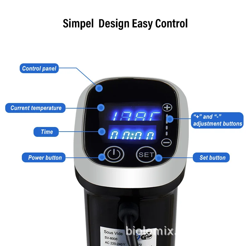 IPX7 Su Geçirmez Sous Vide Has - Sous Vide Immersion incelemesi ve fiyatı
