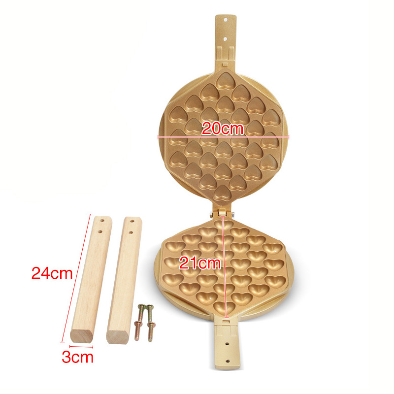 Ticari Kalp Şeklinde Belçika W - Waffle Iron Belgian incelemesi ve fiyatı