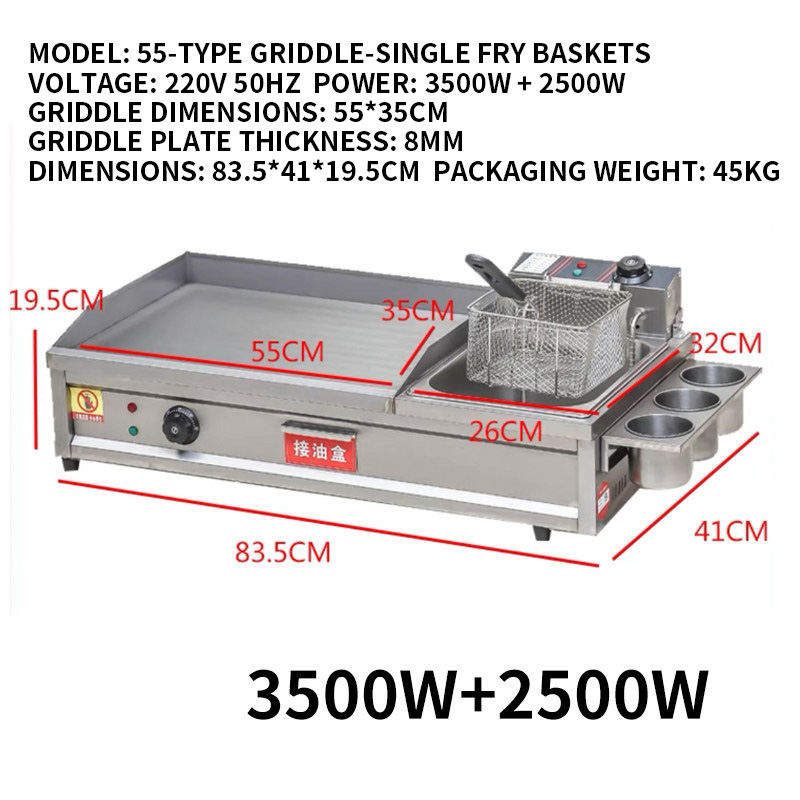 220V Demir Plakalı Kalamar Izg - Electric Griddle Pancake incelemesi ve fiyatı