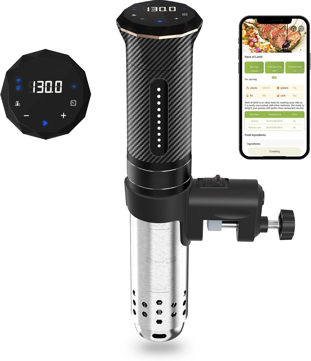 1100W Karbon Siyahı Tam Paslan - Sous Vide Immersion incelemesi ve fiyatı